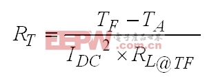 LED電源驅(qū)動電路熱阻詳細計算方法