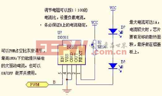 线性大功率LED驱动IC选型