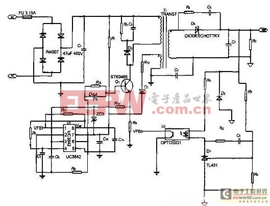 单端反激式开关电源变压器设计的基本工作原理