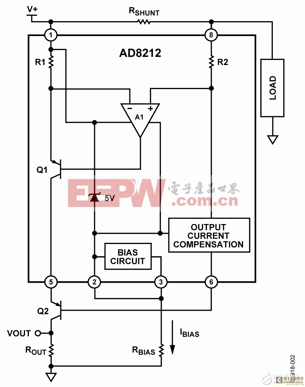 ADI实验室电路:500V共模电压电流监控器