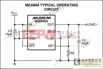 基于DS1859双通道可变电阻和MAX604的补偿稳压器温漂设计 