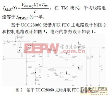 基于UCC28060交錯(cuò)并聯(lián)控制器的液晶電視電源系統(tǒng)