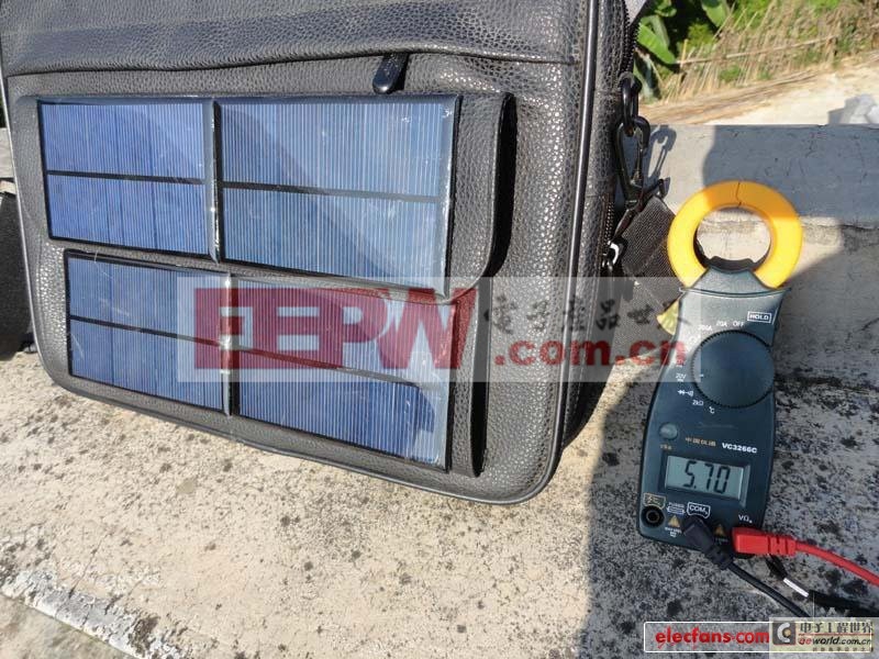 节能环保的太阳能充电背包自制详情 