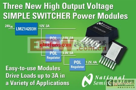 效率可達(dá)97%的可驅(qū)動(dòng)高輸出電壓電源模塊