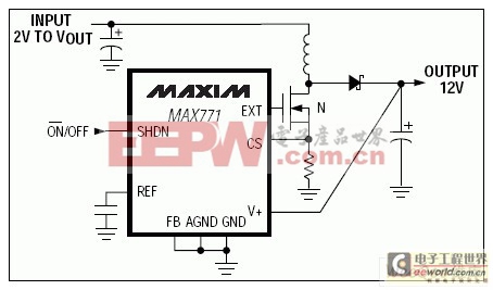 MAX771典型应用电路