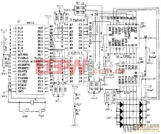 基于单片机和L297/L298芯片的步进电机控制驱动器设计 