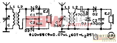 30种“无电源收音机”电路集锦