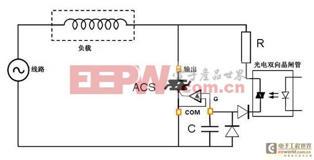 基于光電雙向晶閘管的ACS交流開(kāi)關(guān)觸發(fā)電路