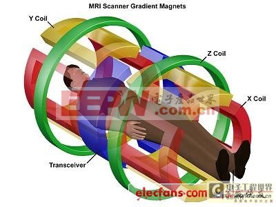 病人与MRI线圈的位置关系