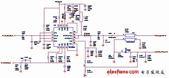 图3-2 2.4GHz PA电路