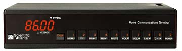 Scientific-Atlanta的8600模拟机顶盒支持交互收视指南(IVG)、即时付费观看(IPPV)和虚拟频道等服务。