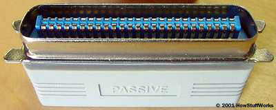某些SCSI终结器内置于SCSI设备中，而另一些可能需要使用外部终结器。