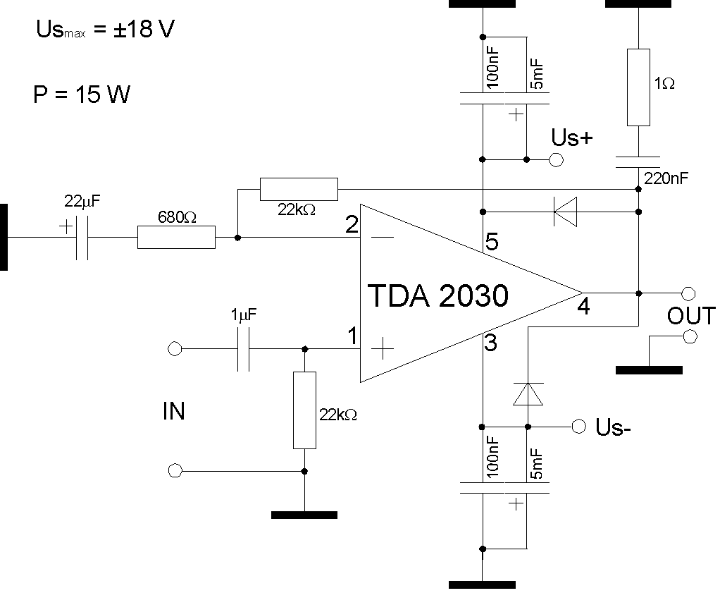 tda2030电路