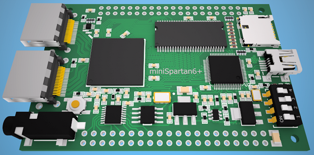 miniSpartan6+ dev板