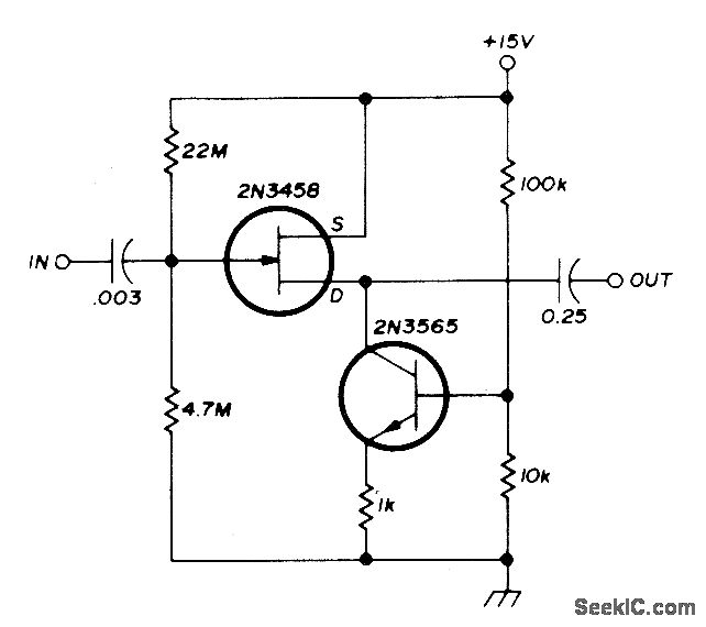 场效应晶体管——双极源随器电路