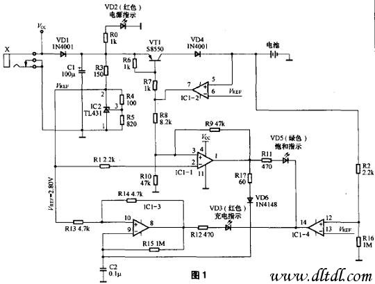 镍氢电池充电器电路图