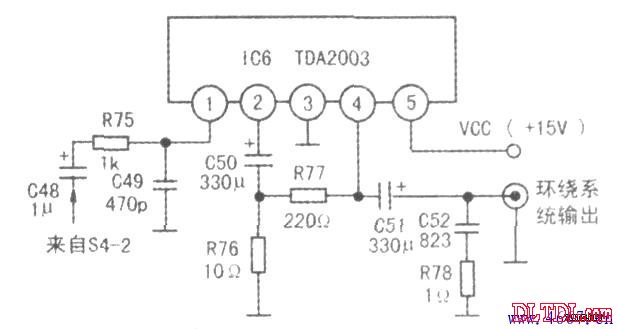 功率放大集成电路,如lm1875,lm1876,lm3886,tda2003/a,tda7264/a等