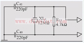 振荡器电路-振荡频率为6.37MHz