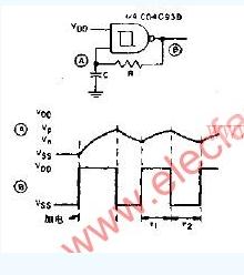 简单非稳态振荡器电路