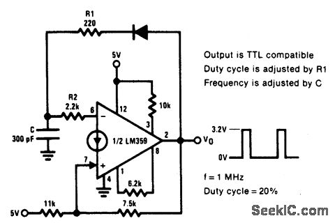 脉冲产生器（一）信号产生 电路图 