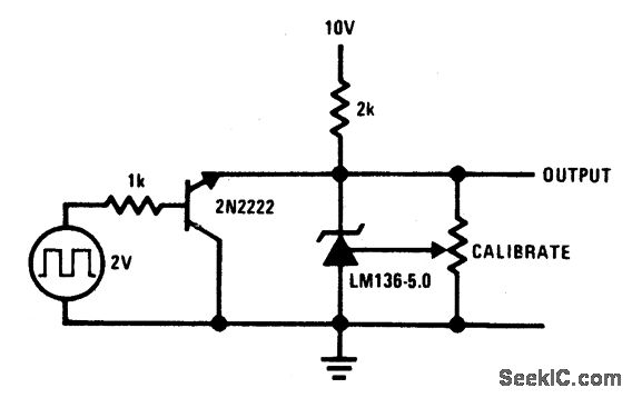 5.0V的方波校准器电路