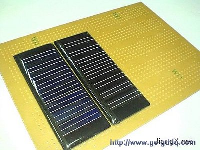 小型太阳能供电板的制作