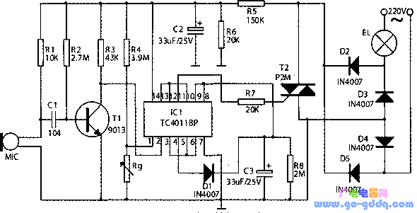 声光控制开关电路