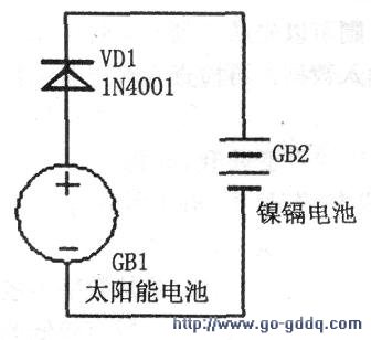 新颖实用的太阳能充电小夜灯-其他光电实用电路图