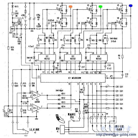 电动车控制器的分类命名及通用模块电路结构参数和典型电路