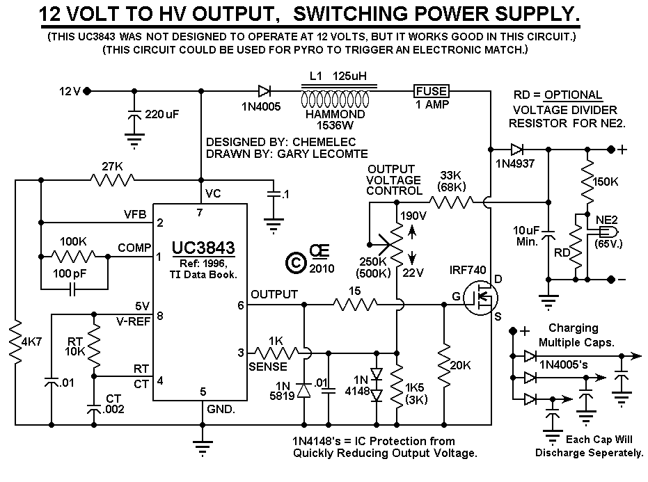 UC3843升压电路的制作