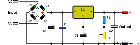 LM317应用电路原理图