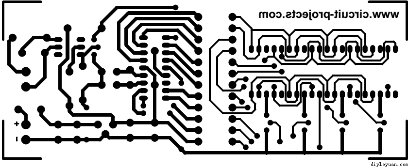 频率计的PCB板图