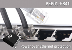 PEP01-5841：ST以太网供电设备用集成保护电路器件
