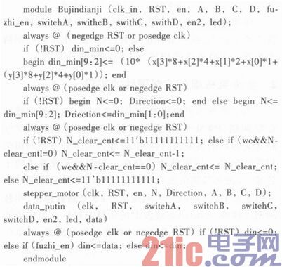 基于FPGA的步進電機優(yōu)化控制