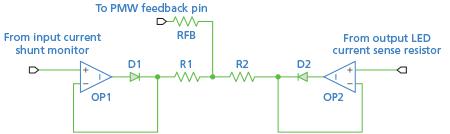 输入限流器依赖感测输入和输出电流
