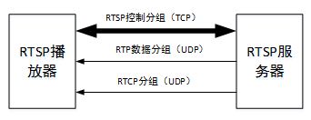 圖1 RTSP與RTP、RTCP關系