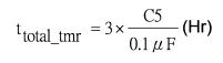 定电流充电(Constant Current Charge) 模式下之安全计时时间则可由下列公式计算