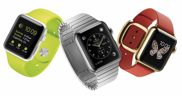  图一：Apple Watch是苹果第一款可穿戴，具有革命性的新技术和开创性的用户界面。（照片由苹果公司提供）