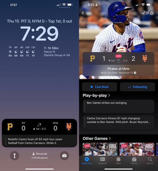 iOS 16.1锁屏将为iPhone 14及更旧机型带来实时活动体育比分