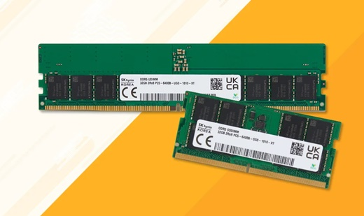 SK 海力士宣布开发出迄今最快 DDR5 DRAM 内存，速度达 6400 Mbps