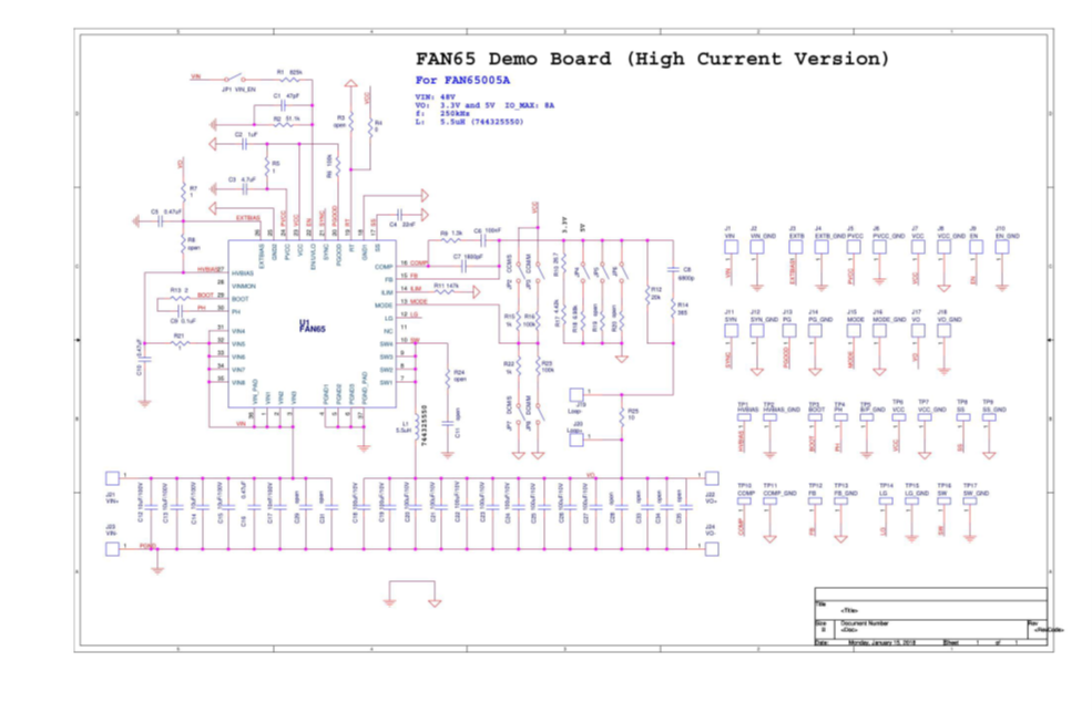 安森美半導體FAN65005A IC 應用于物聯(lián)網(wǎng)通訊模組電源之POL 65V6A Voltage Mode Buck Regulator