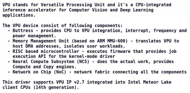 迁移到全新加速框架“assel”，英特尔宣布v4版VPU驱动
