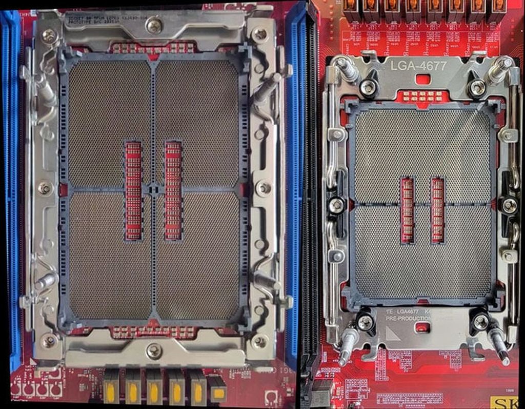 插槽大 1.7 倍、針腳多 61%，英特爾 Granite Rapids Xeon 9000 CPU 插槽圖像曝光