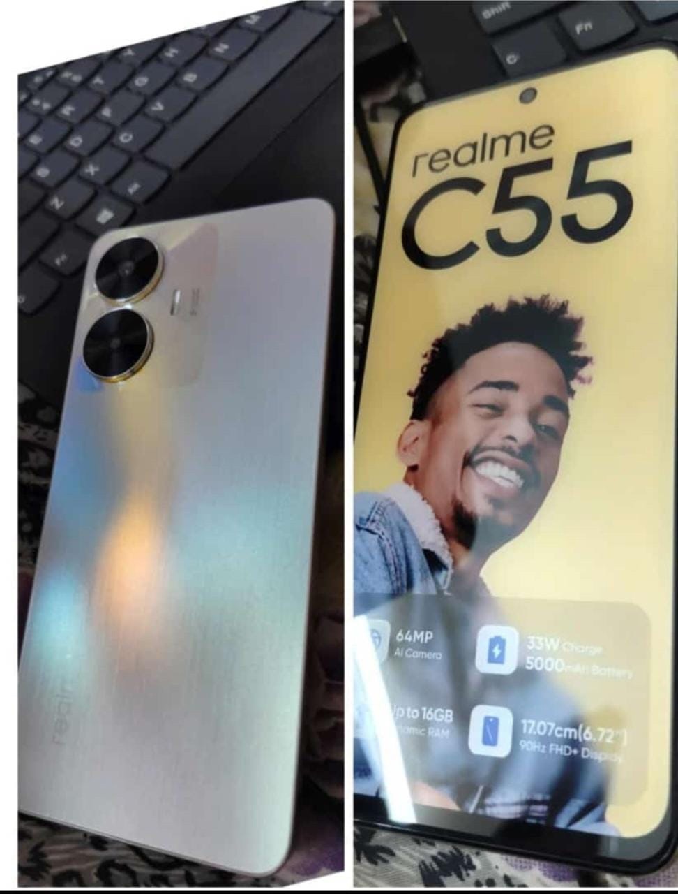 realme C55 手机印度版本真机及部分配置同步曝光
