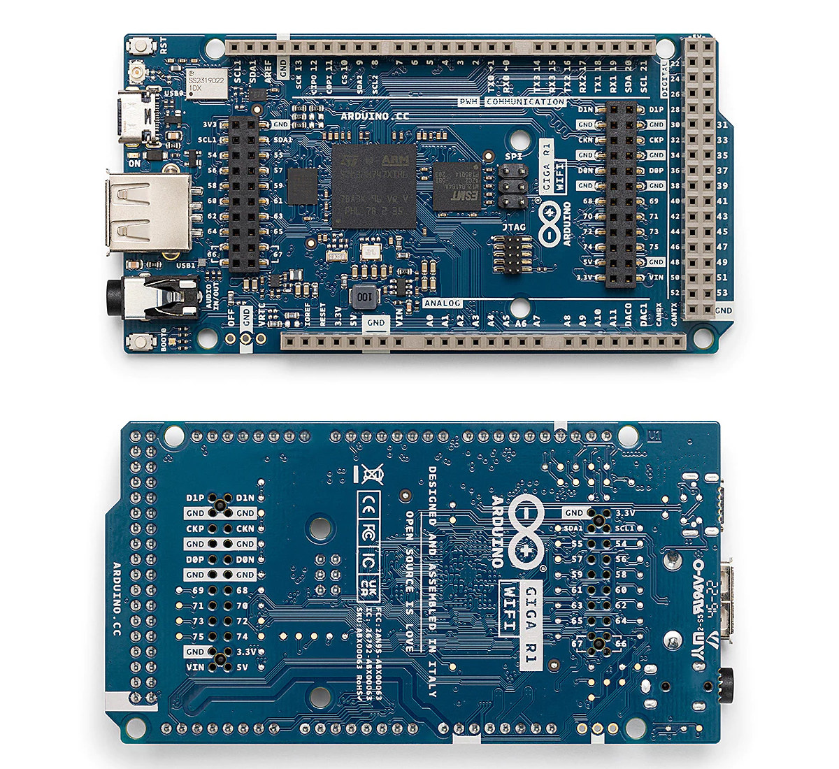 Arduino 推出新款開發板 GIGA R1 WiFi，提供 76 個 GPIO 引腳