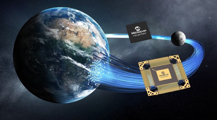 全新VSC8574RT PHY同时支持铜缆和光纤界面，增添太空应用的灵活性。Microchip
