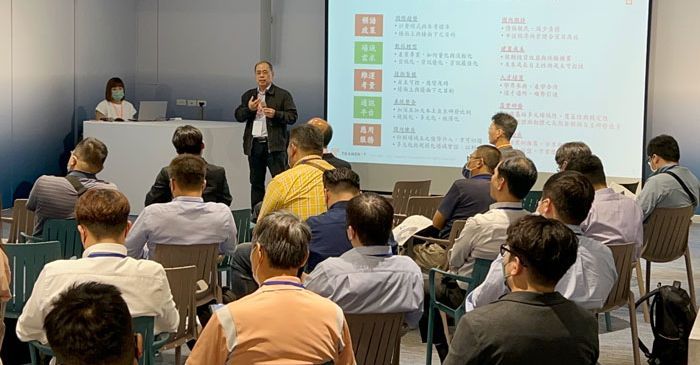 辰隆科技处长林进坤分享5G专频专网挑战，期许群策群力从台湾迈向国际市场。昇频
