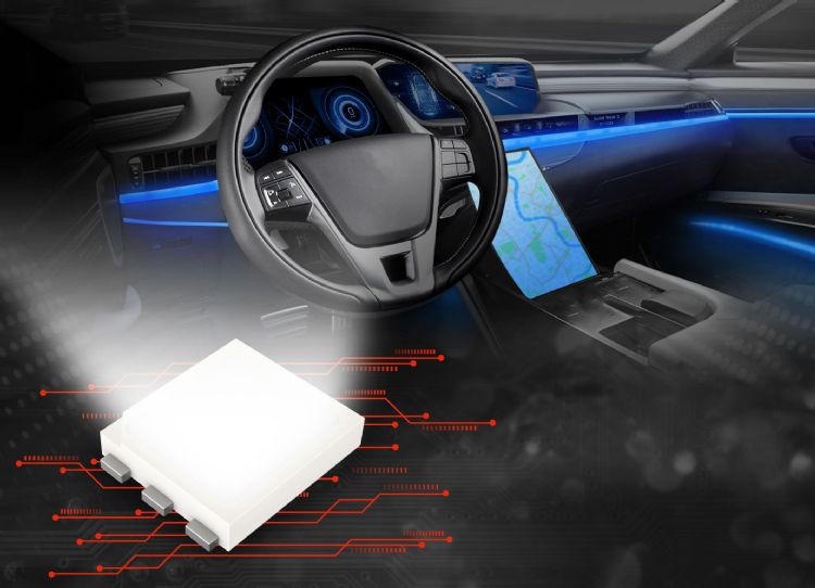 ROHM推出车用RGB芯片LED，有助车内功能和状态显示用指示灯和装饰照明等呈现正确色彩。ROHM