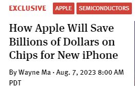 苹果被曝获台积电“熟客订单” iPhone 15或定于这个日期发布