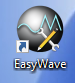 雙擊EasyWave軟件圖標打開軟件